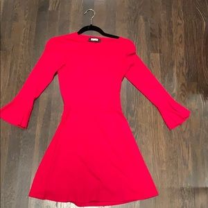 Red reformation dress